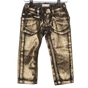 Roberto Cavalli Boy’s Metallic Skinny Jeans